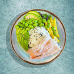 115. Salatbox af reje