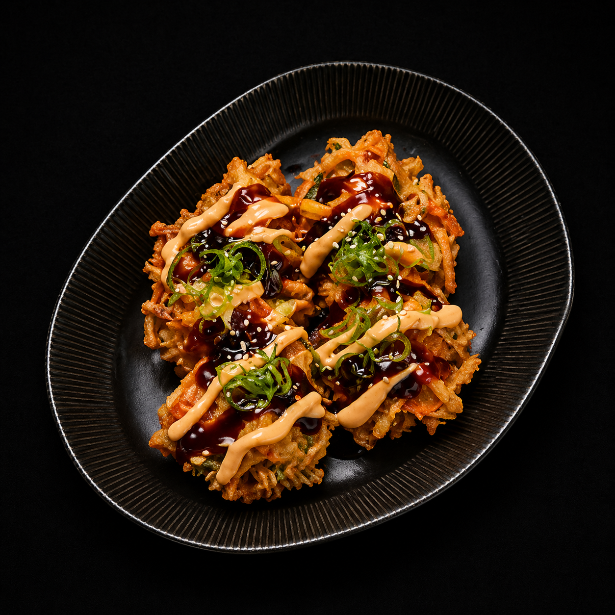 Vegetable kakiage (4 stk.) 12. Vegetable kakiage (4 stk.) - Billede 1